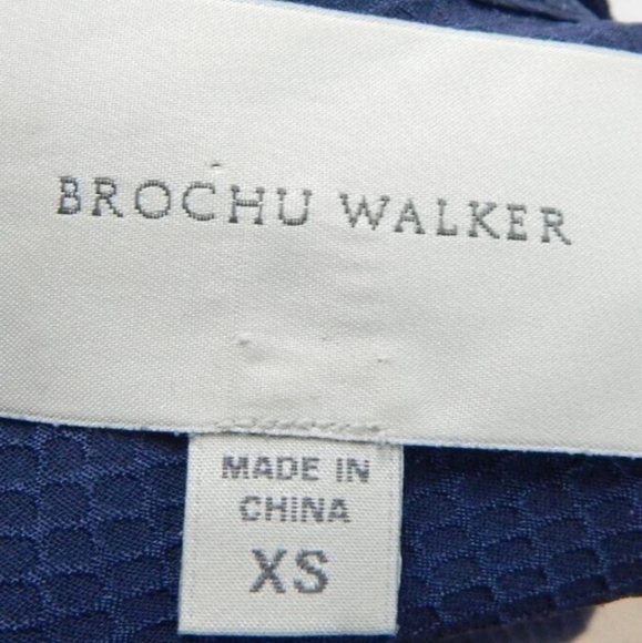 Brochu Walker Split Back Silk Top - Picture 2 of 3